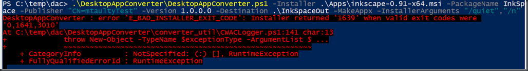 error